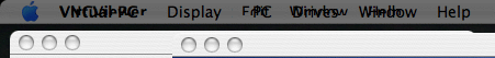 OS X Menu Bar with a merge of two apps